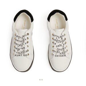 Kurt Geiger London White Lambert Sneakers Size 37 (US Size 7)